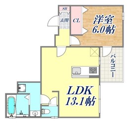 エクソニア篠原本町の物件間取画像